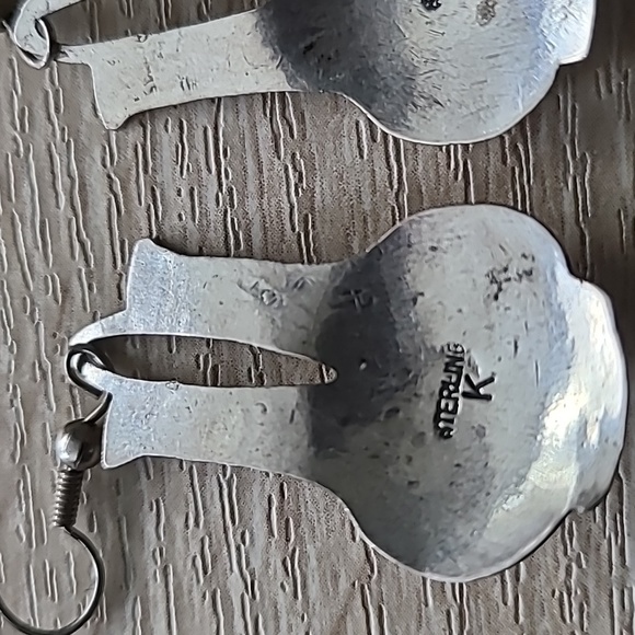 NAVAJO DESIGNER BEGAY EARRINGS - Picture 2 of 6